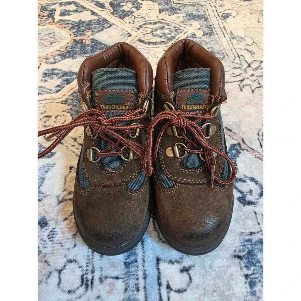 Timberland Toddler Boys' Size 10 Premium Brown Field Outdoor Boots
